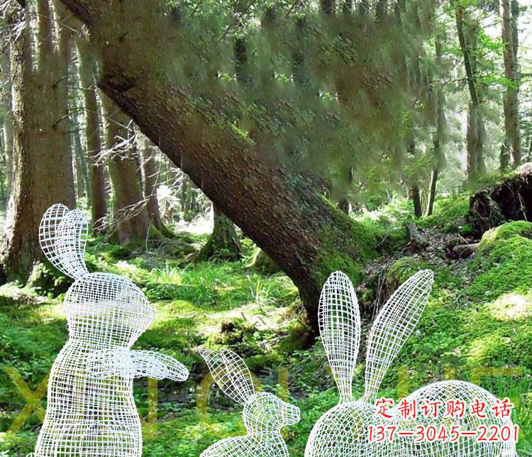 无锡精美兔子雕塑,点缀你的公园
