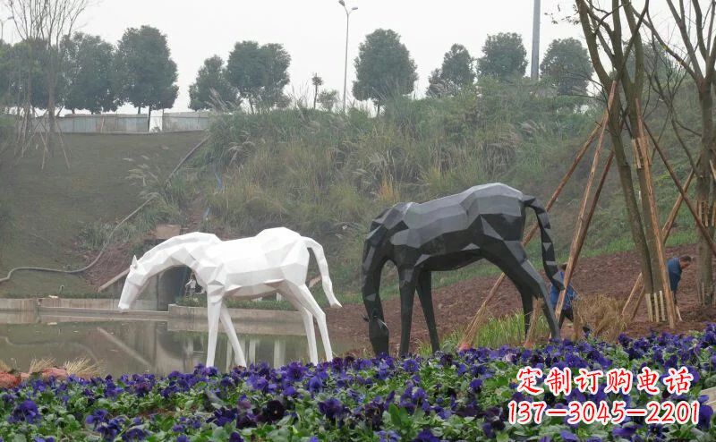无锡盛世之美,精美不锈钢动物雕塑