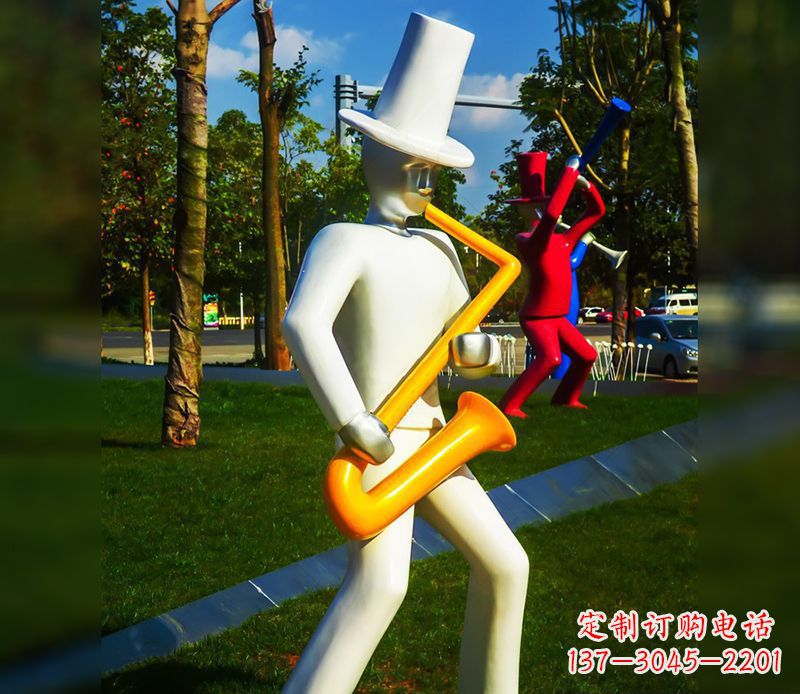无锡精美的萨克斯不锈钢雕塑