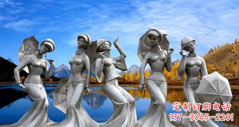 无锡现代少女雕塑