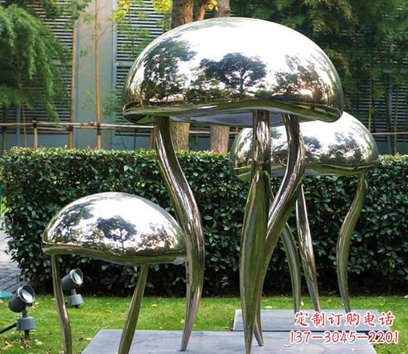 无锡艺术水母不锈钢雕塑