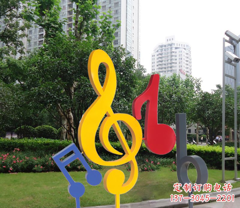 无锡不锈钢音符雕塑-引领您的心情旋律