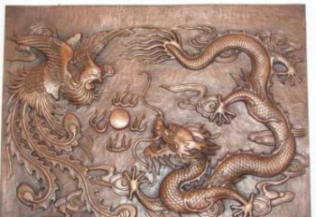 无锡传统工艺锻铜龙凤浮雕