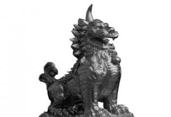 无锡独角兽铜雕塑，精美细腻传统工艺