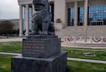 无锡法院神兽獬豸雕塑--正大光明庇护激励雕塑
