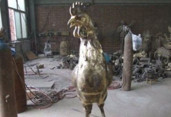 无锡雕刻公鸡铜雕，铸就艺术之美