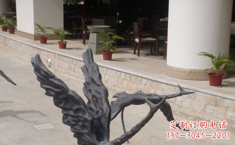 无锡中领雕塑精美大雁铜雕