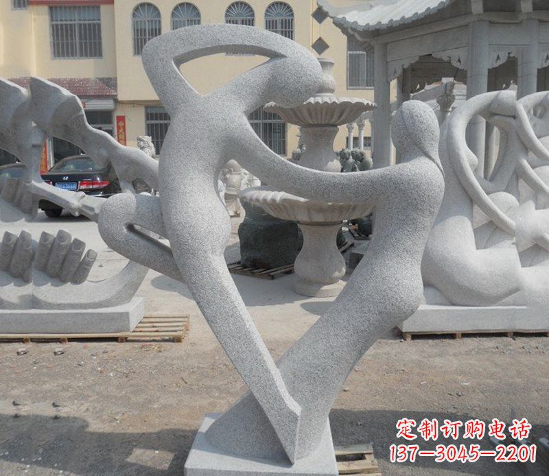 无锡中领雕塑独具匠心的“浪漫幸福·情侣小品雕塑”