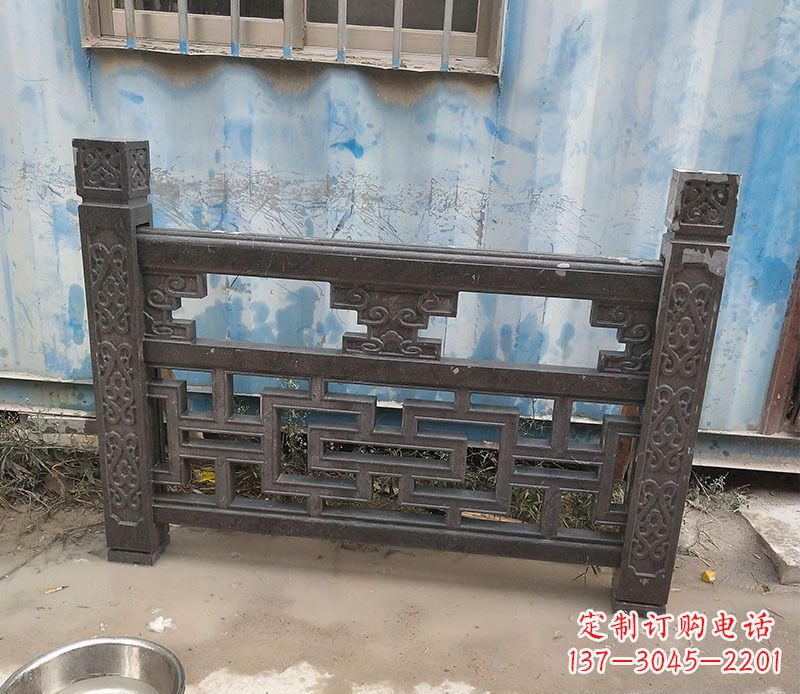 无锡集乐馆大理石栏板雕塑