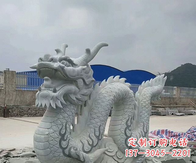 无锡大理石生肖龙景观石雕