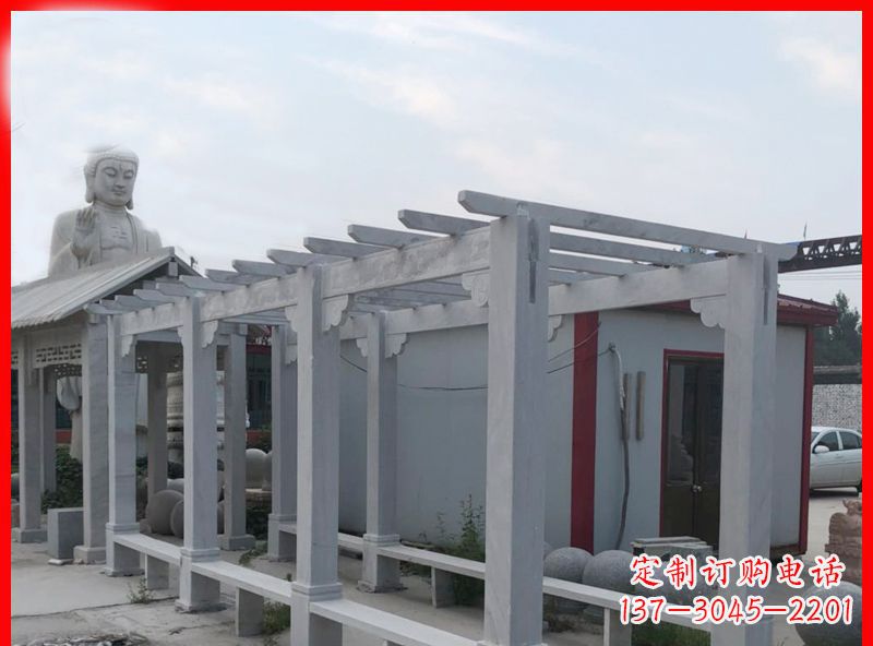 无锡 专业定制公园大理石石雕长廊