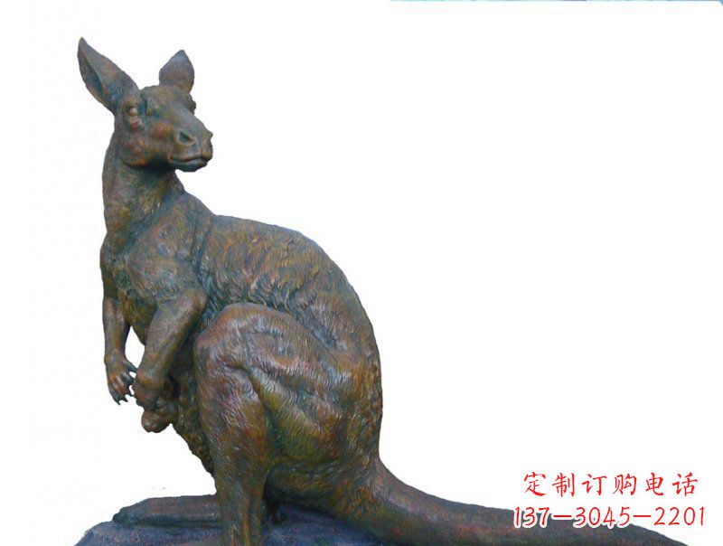 无锡精致工艺铜袋鼠雕塑