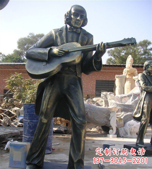 无锡高端精致吉他雕塑