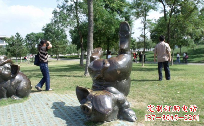 无锡产品名称中领雕塑铜质动物雕塑