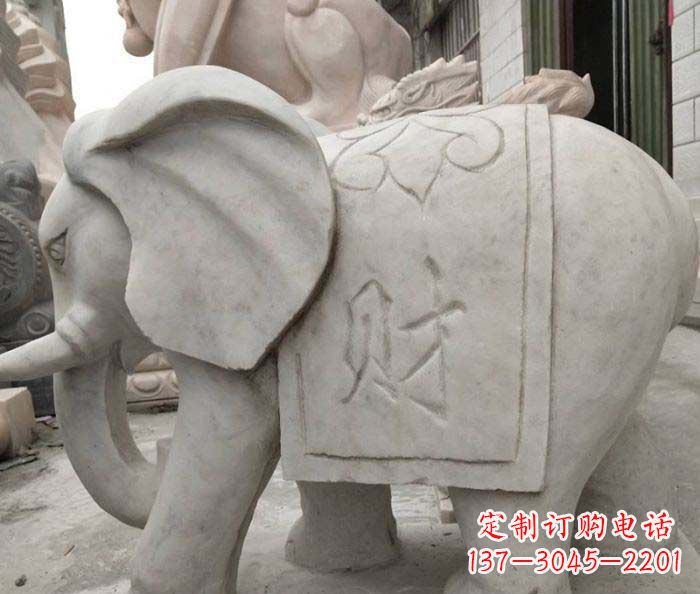 无锡大理石大象雕塑