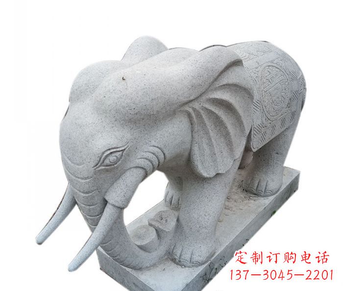 无锡精美绝伦的大象大理石雕塑