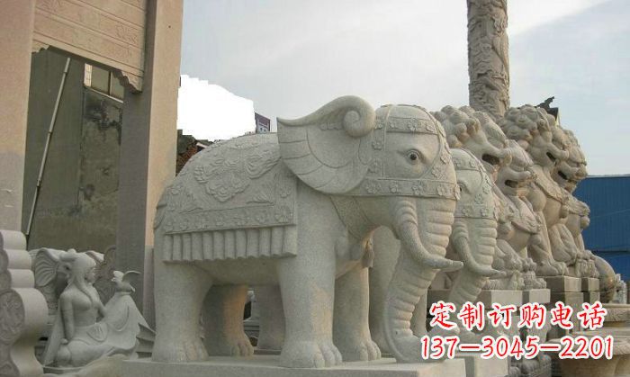 无锡产品名称优雅雕塑大象招财雕塑
