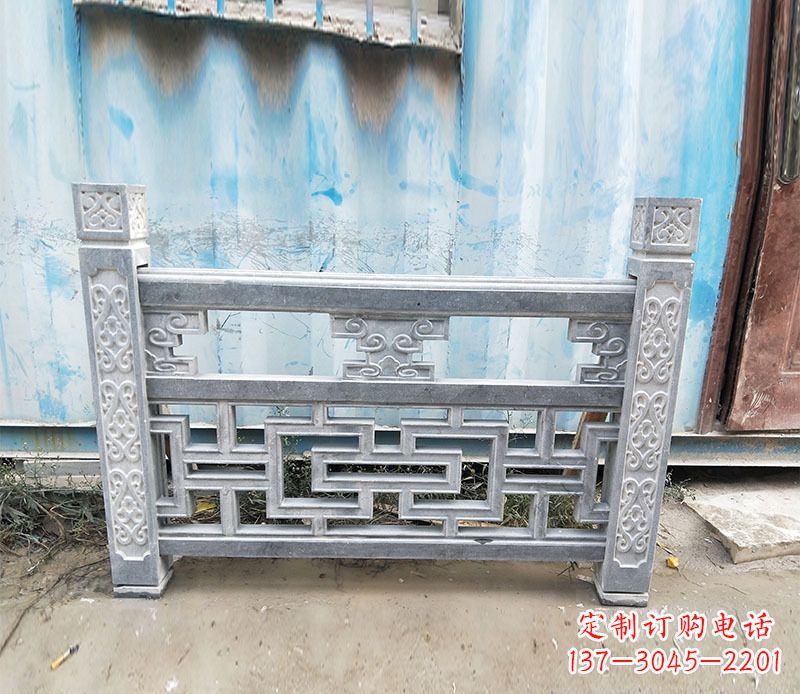 无锡艺术精美的公园仿古石栏板雕刻