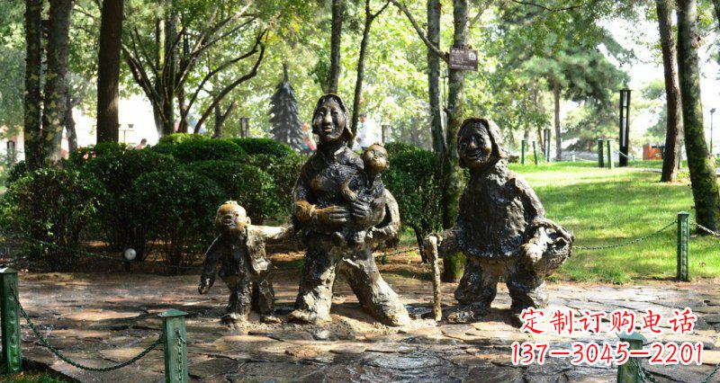 无锡中领雕塑 小孩铜雕定制