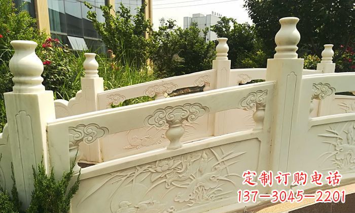 无锡精美汉白玉石拱桥雕塑