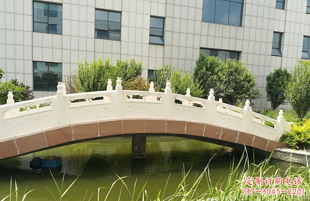 无锡手工制作的汉白玉石拱桥雕塑