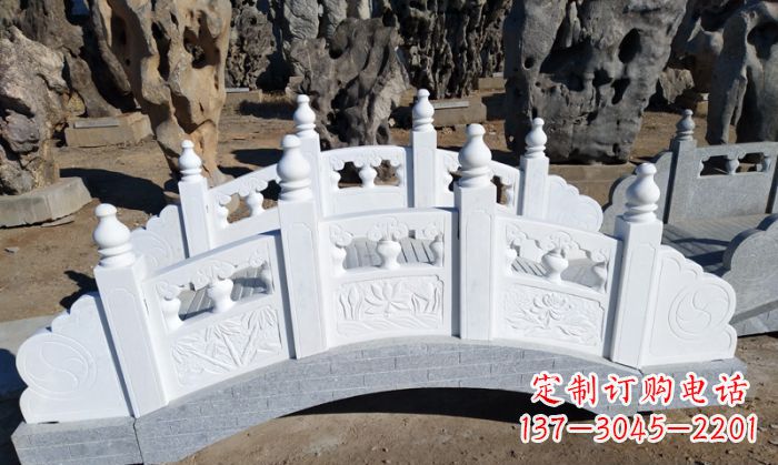 无锡公园汉白玉石拱桥 (6)