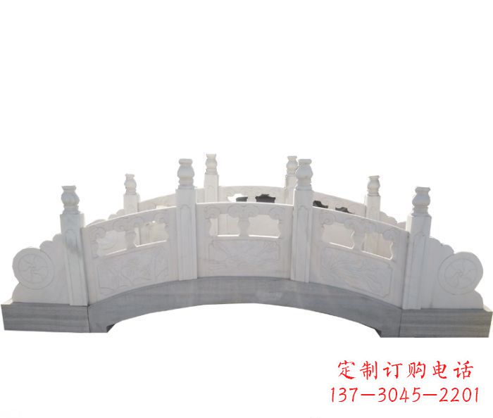 无锡精美汉白玉石拱桥雕塑