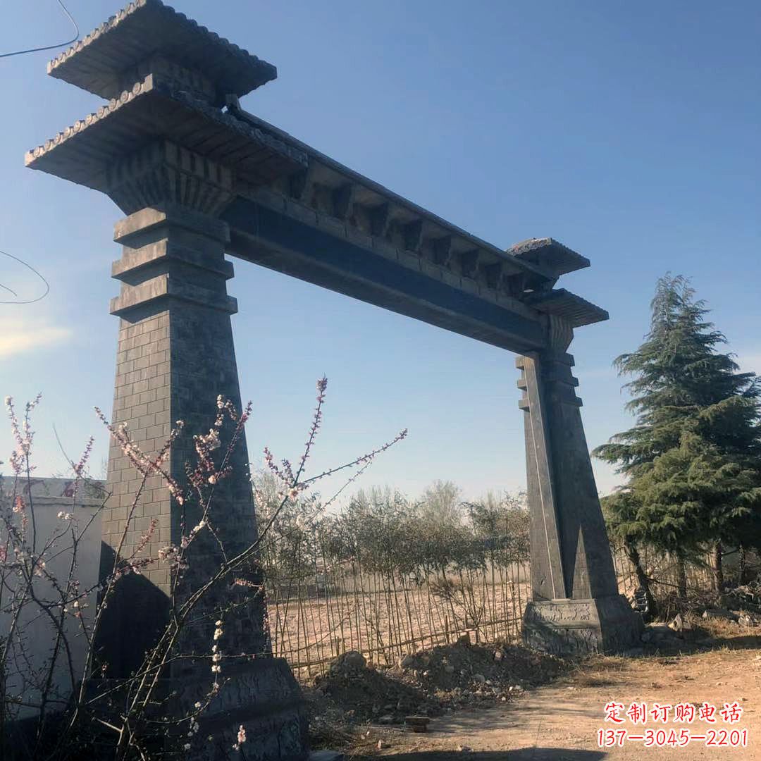 无锡高雅独特的汉阙大门石雕