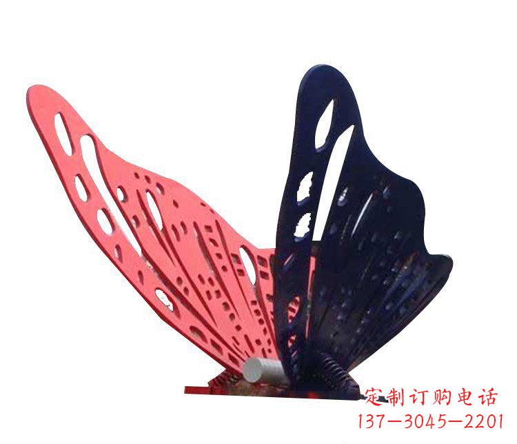 无锡公园景观不锈钢蝴蝶雕塑
