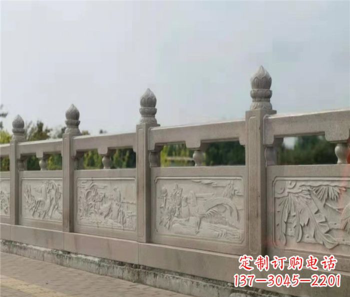 无锡泰山大理石浮雕栏板雕塑