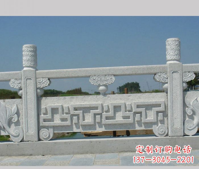 无锡公园景观大理石栏板雕塑