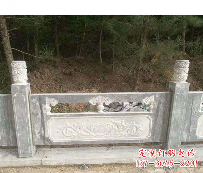 无锡大理石栏板石雕艺术品