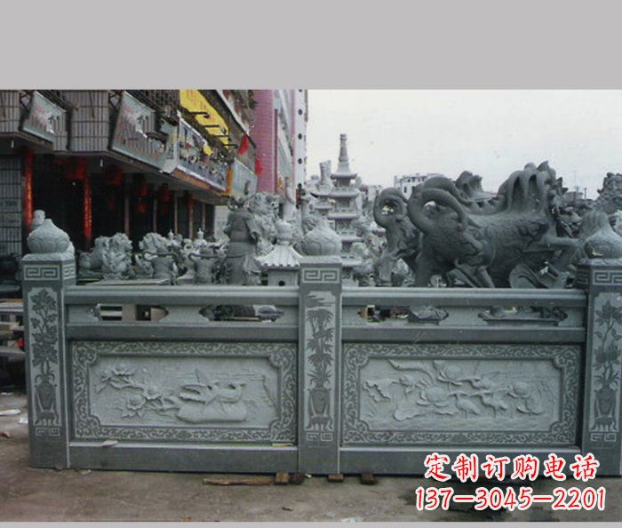 无锡高档仿古石栏板雕塑