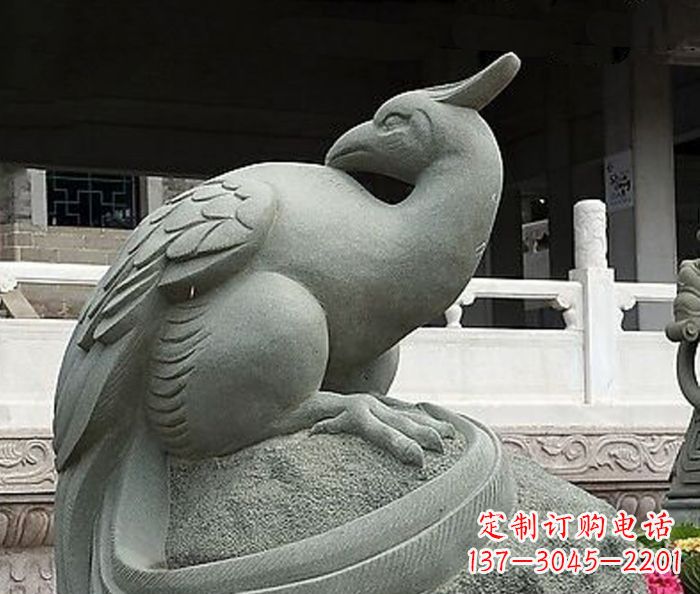 无锡公园景观凤凰石雕