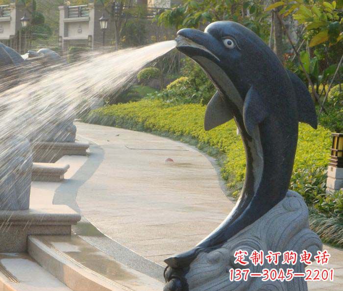 无锡现代公园景观海豚雕塑
