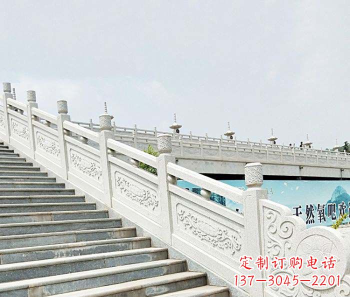 无锡精美绝伦的汉白玉石栏板雕塑