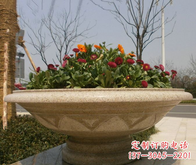 无锡中领雕塑花盆石雕