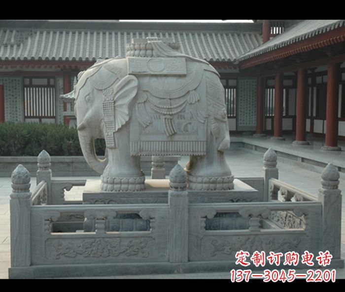 无锡用大象雕塑彰显田园风情