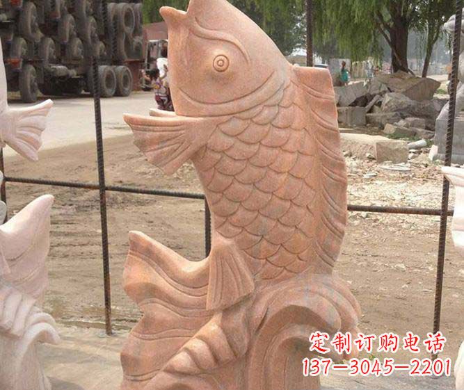 无锡红石喷泉雕塑,点亮公园景观