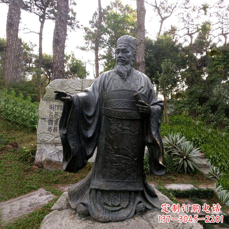 无锡纪念蔡伦的艺术之作——铜雕像