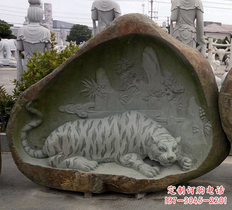 无锡公园老虎石雕