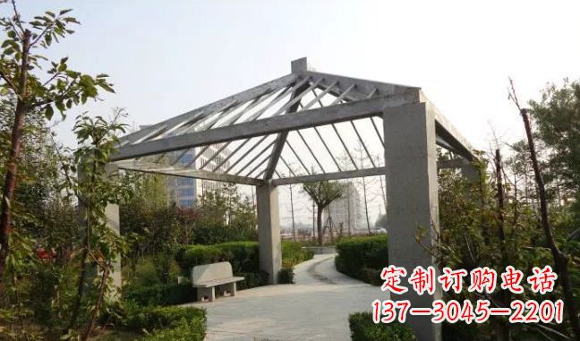 无锡精美不锈钢凉亭雕塑
