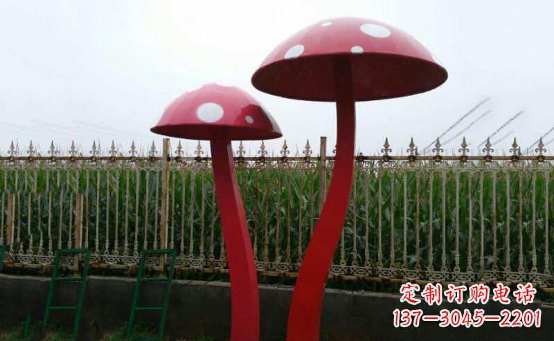 无锡精致蘑菇不锈钢雕塑