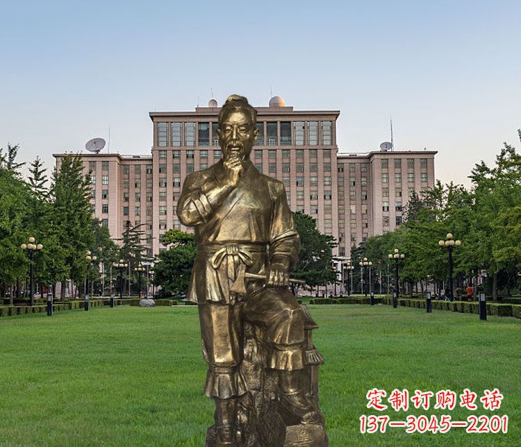 无锡传承古代精湛工艺,精美细腻的鲁班雕塑