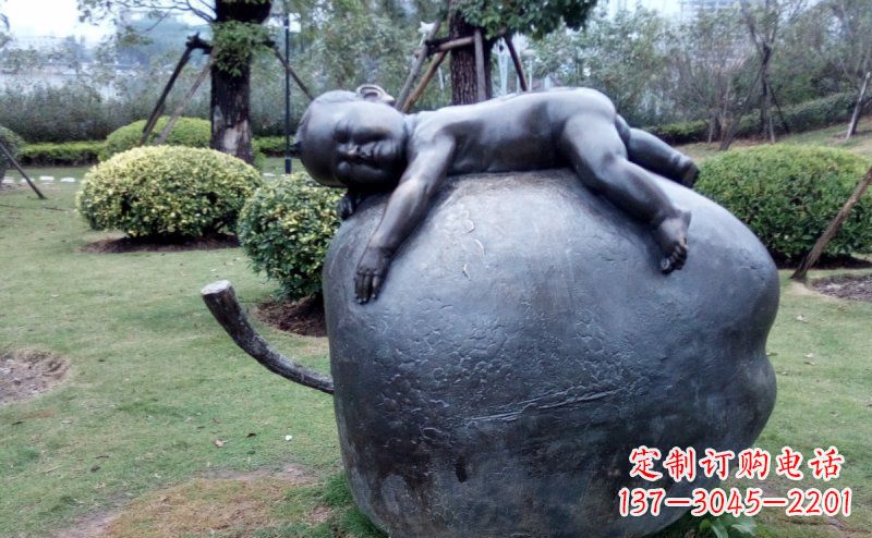 无锡精致可爱的苹果雕塑