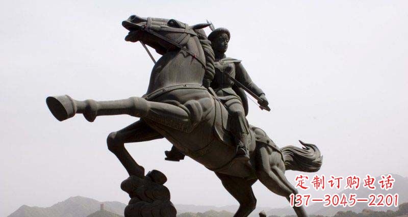 无锡西方风格骑马雕塑