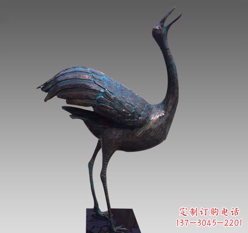 无锡青铜雕刻仙鹤翱翔