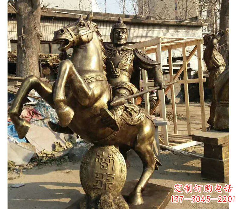无锡高雅骑马雕塑