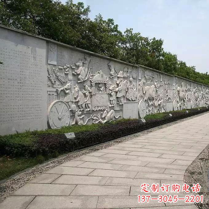 无锡领雕塑 | 十二生肖文化浮雕
