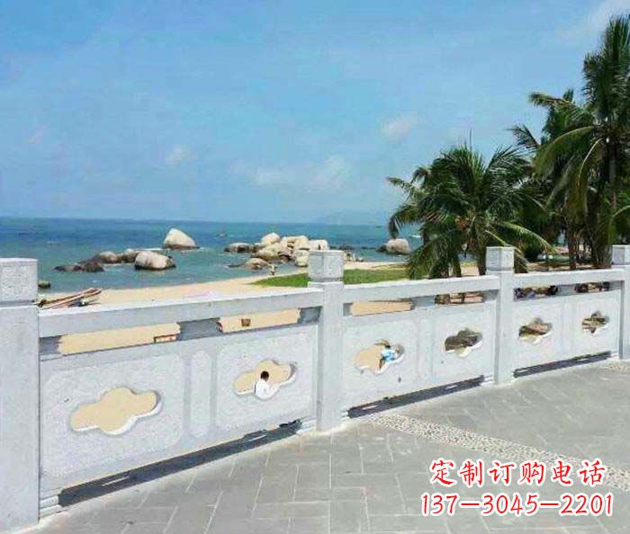 无锡公园石栏板大理石雕塑 (2)